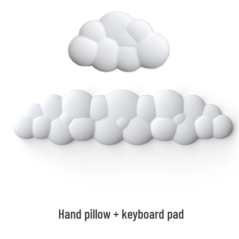Silicone Mouse Pad & Leather Wrist Rest Combo