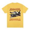 Bombardiro Crocodilo Crocodile Plane Bomber Funny Humor T-shirt Men's Women Casual Cotton Short Sleeve T Shirts Comfort T-shirts