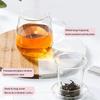 1pc Transparent Teacup with Filter Multi-Purpose Brewings Tea Cup High Borosilicate Milk Mug Household Drinking Coffee Cup