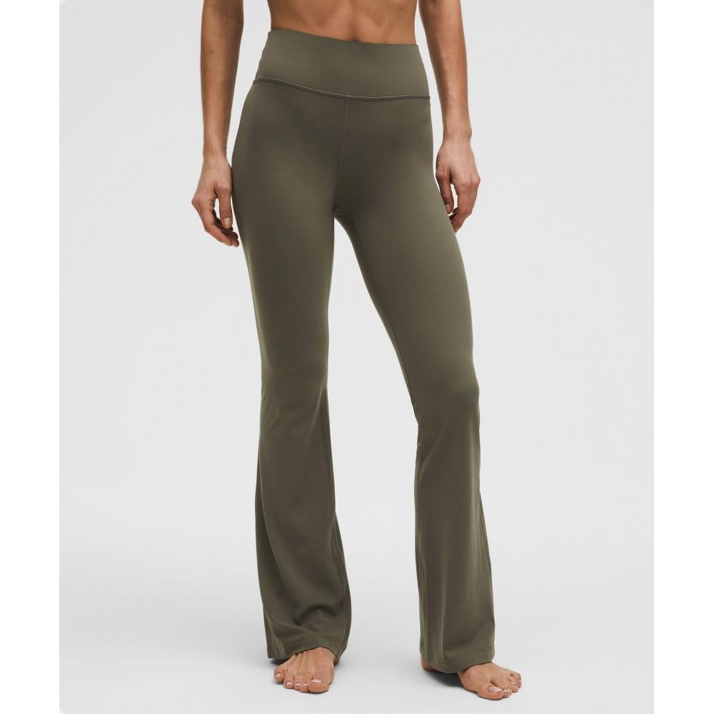 

Lululemon Брюки-клеш Groove Nulu High Rise Regular Army Green 8/33