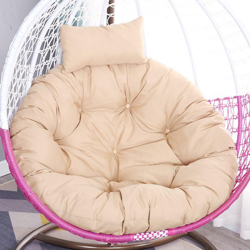 Rattan Swing Chair Cushion Hanging Egg Chair Soft Mat Pad Cover Inoutdoor Patio