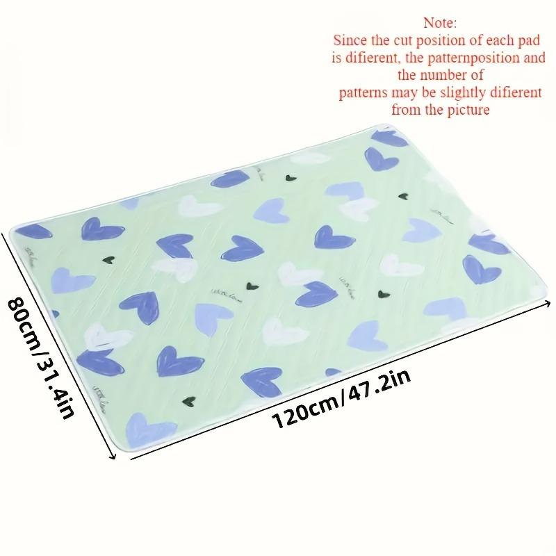 Washable & Reusable Anti-Slip Bed Protector Pad - Thick Durable Polyester Fiber Care Mat for Adults, Seniors & Pets