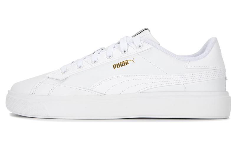 PUMA Lajla Lthr  White  Women s 390643-01 35.5