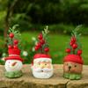 Cartoon Santa Claus Ornament Cute Christmas Gnome Doll Snowman Decoration  Holiday Display