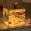 USB Christmas Night Light DIY Christmas Glowing Ornament Cube Night Light  Christmas Decoration