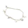 Les Trésors De Lily [G1733] - Silver Bracelet 'Sissi' White Gray