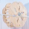 Wooden Bird Perch Toy Interactive Spinning Wheel Parakeet Perch Rotating Wheel Bird Cage Toy for Cockatiels Conures Enrichment And Exercise
