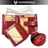 Humerpaul 100% Genuine Leather Men Wallet Coin Purse Small Card Holder PORTFOLIO Portomonee Male Walet Pocket Coffee Money