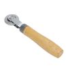 Tire Patch Roller 1 1 2in Dia Wood Handle Universal Fit Comfortable Grip for Cars Motorcycles Bicycles