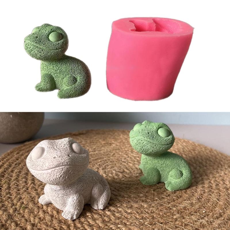 Lizards Candle Mould Animal Shape Silicone Molds Ornament Molds Castings Molds Handmade Plasters Molds Craft Supplies