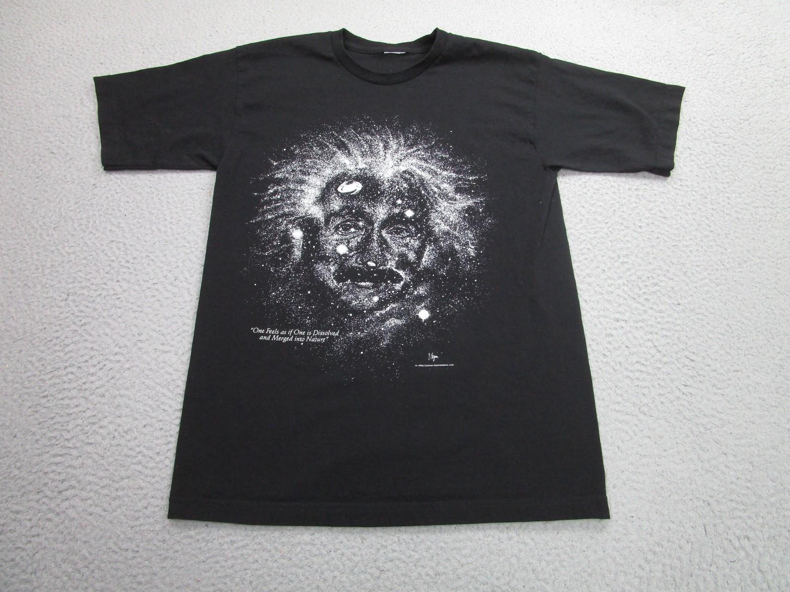 Vintage Albert Einstein Shirt Mens Large Science Galaxy Graphic Tee 1993 90s XXL