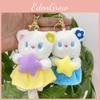 Bear Cartoon Cute Plush Toy Keychain With Short Fur For Kids And Gifts Adults