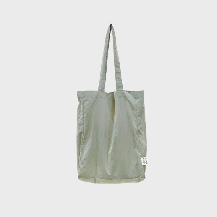 recycle ripple bag / sage green ripple bag