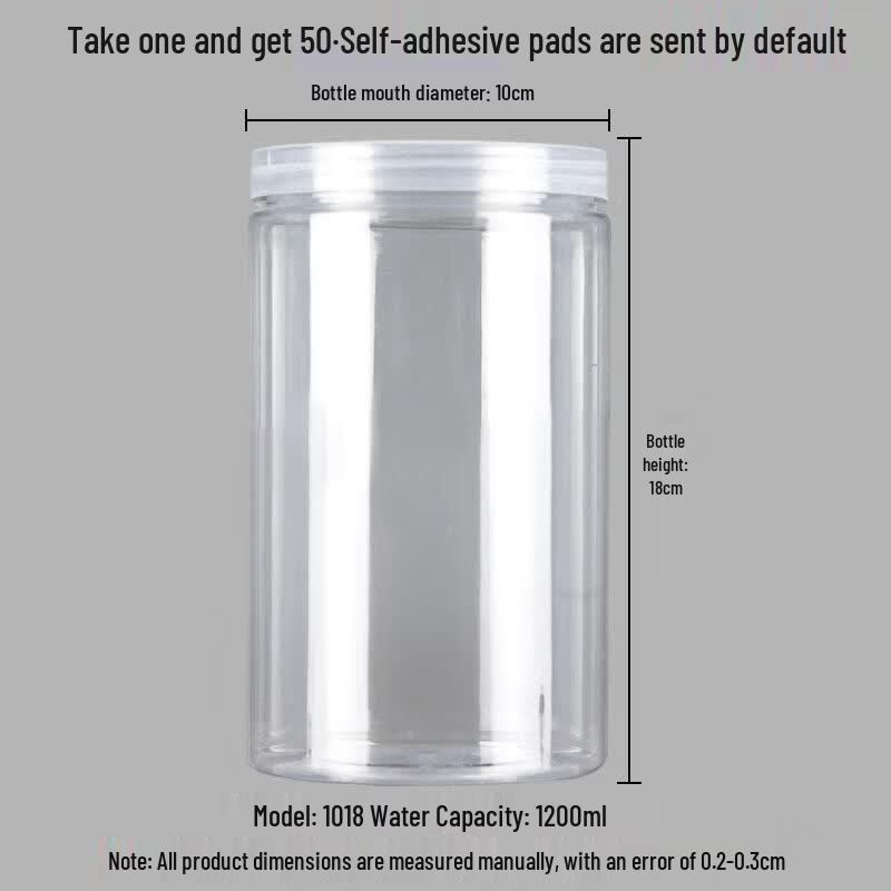 Youde Clear Plastic Storage Jars
