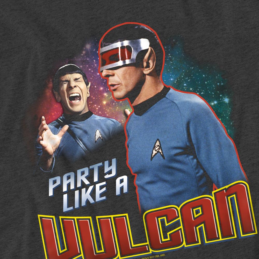 Star Trek Unisex Adult Party Like a Vulcan T-Shirt