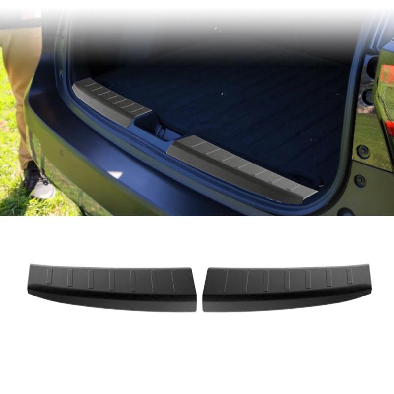 For Nissan Kicks 2025 2026 stainless steel Built-in Rear Bumper Protector tailgate door Sill Trunk Tread Plate Trim Accessories