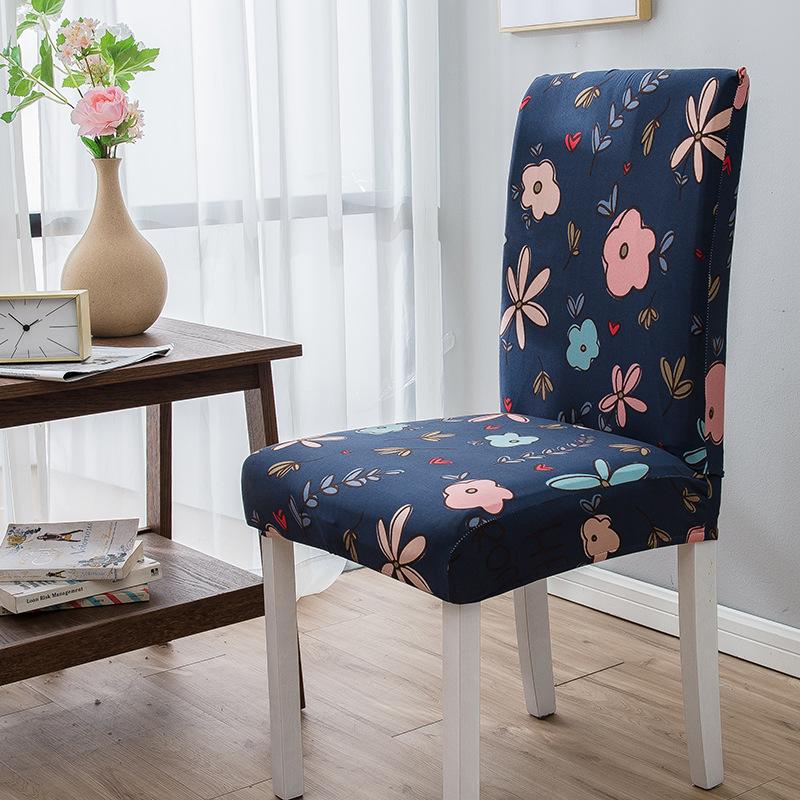 High Elastic Household Chair Cover One-piece Dining Table Chair Cover Chair Cover Fabric Four Seasons