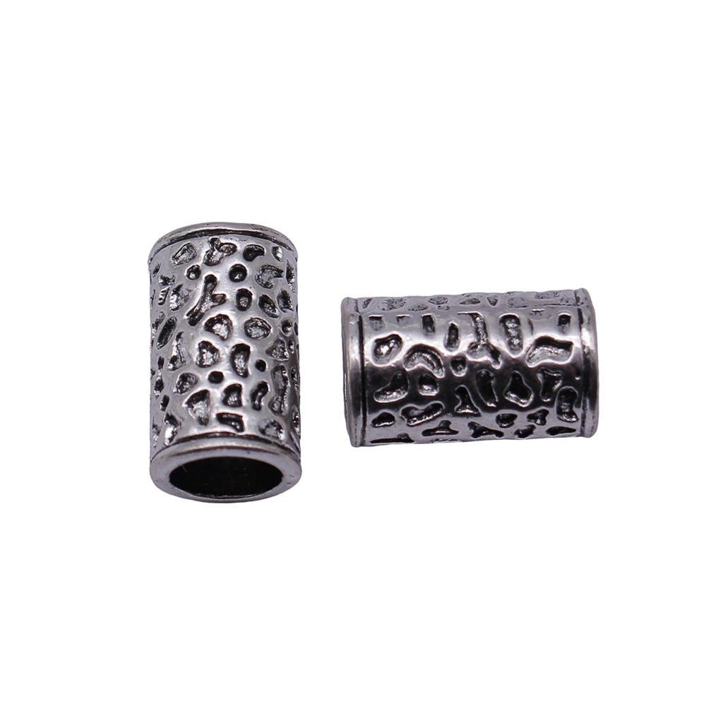 Tribal Pattern Tube Beads Charms Braided Spacer Beading For Jewelry Materials