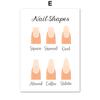 Fashion Makeup Polish Nail Types Illustration Nordic Print Posters Canvas Painting Wall Art Pictures For Bedroom Store Decor