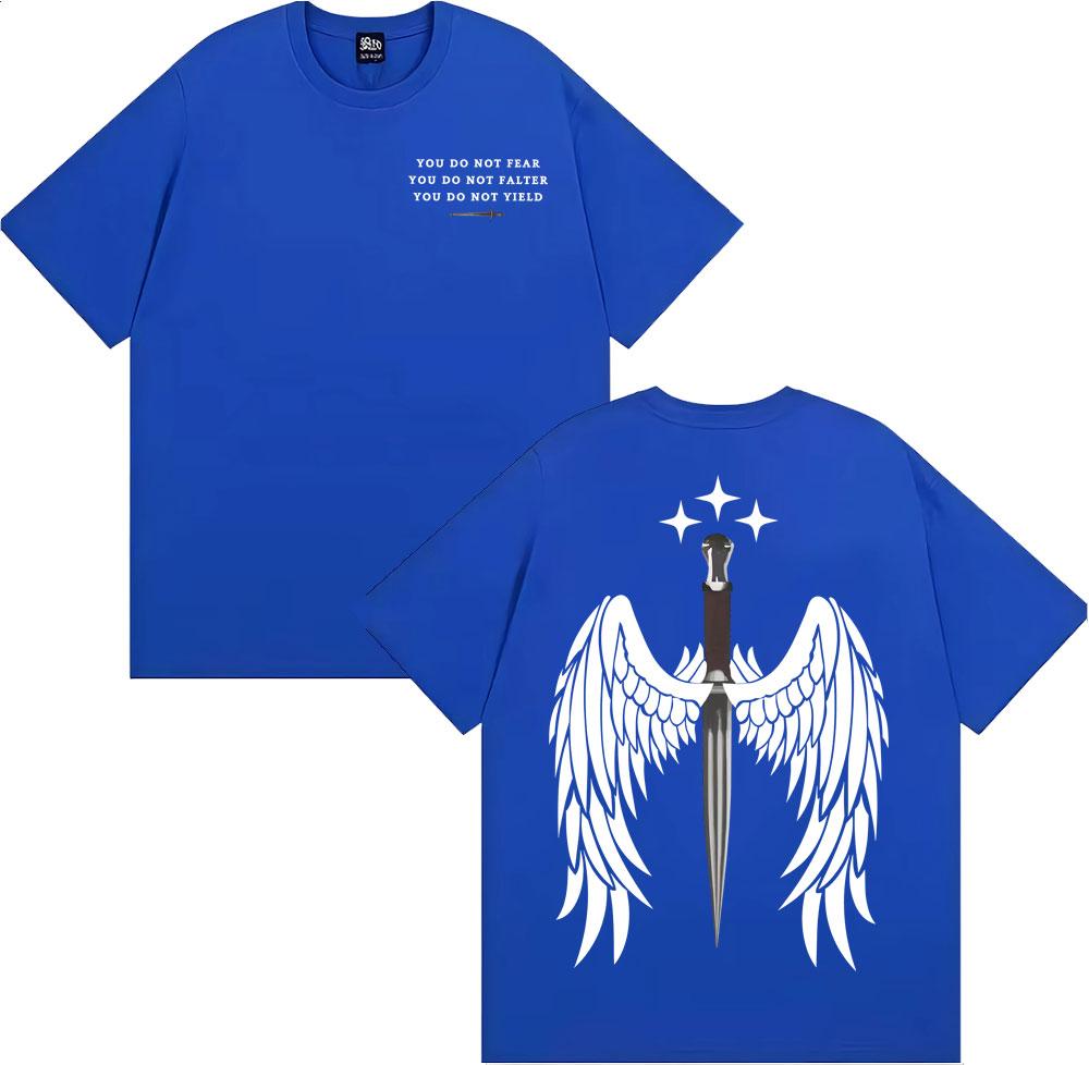 Limited Bat Boys Azriel Shadowsinger T Shirt Men's Clothing Harajuku Vintage Graphic T Shirts Male Summer Tops Short Sleeve Tees