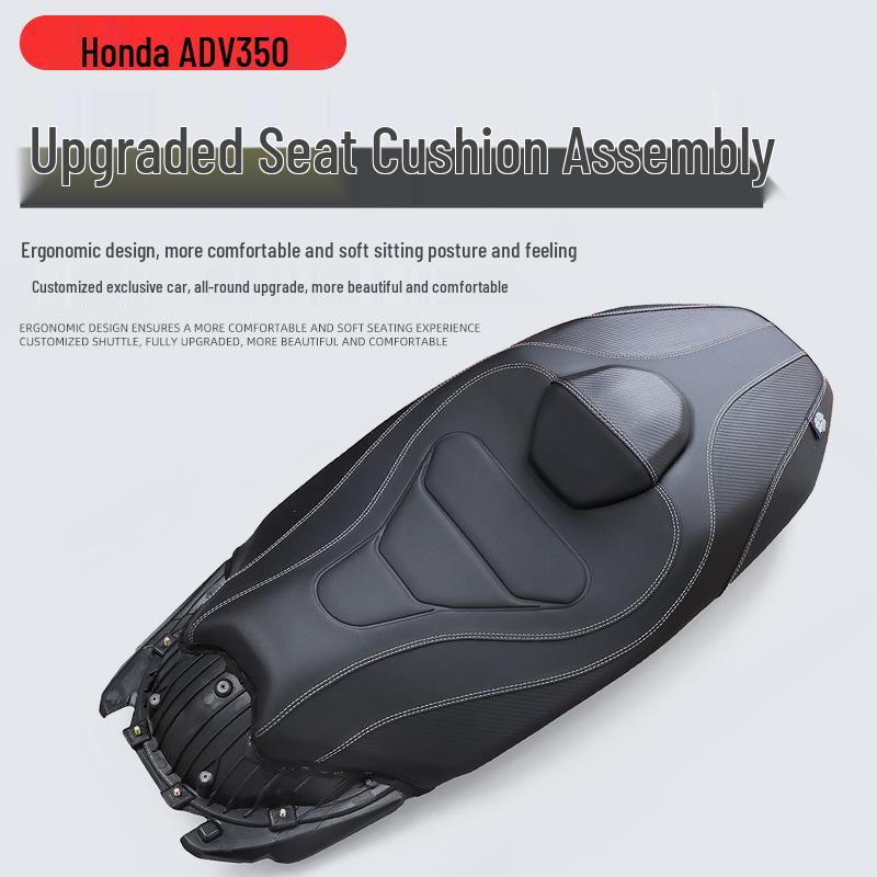Honda ADV350 Seat Assembly with Soft Latex Cushion, Lumbar Support, Comfortable, Waterproof