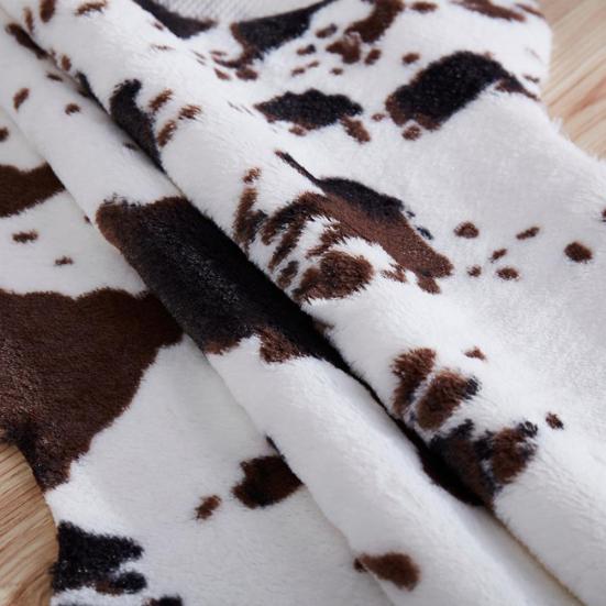 Zebra/Cow Animal Printed Carpet Imitation Rug Anti-slip Living Room Mat Decor