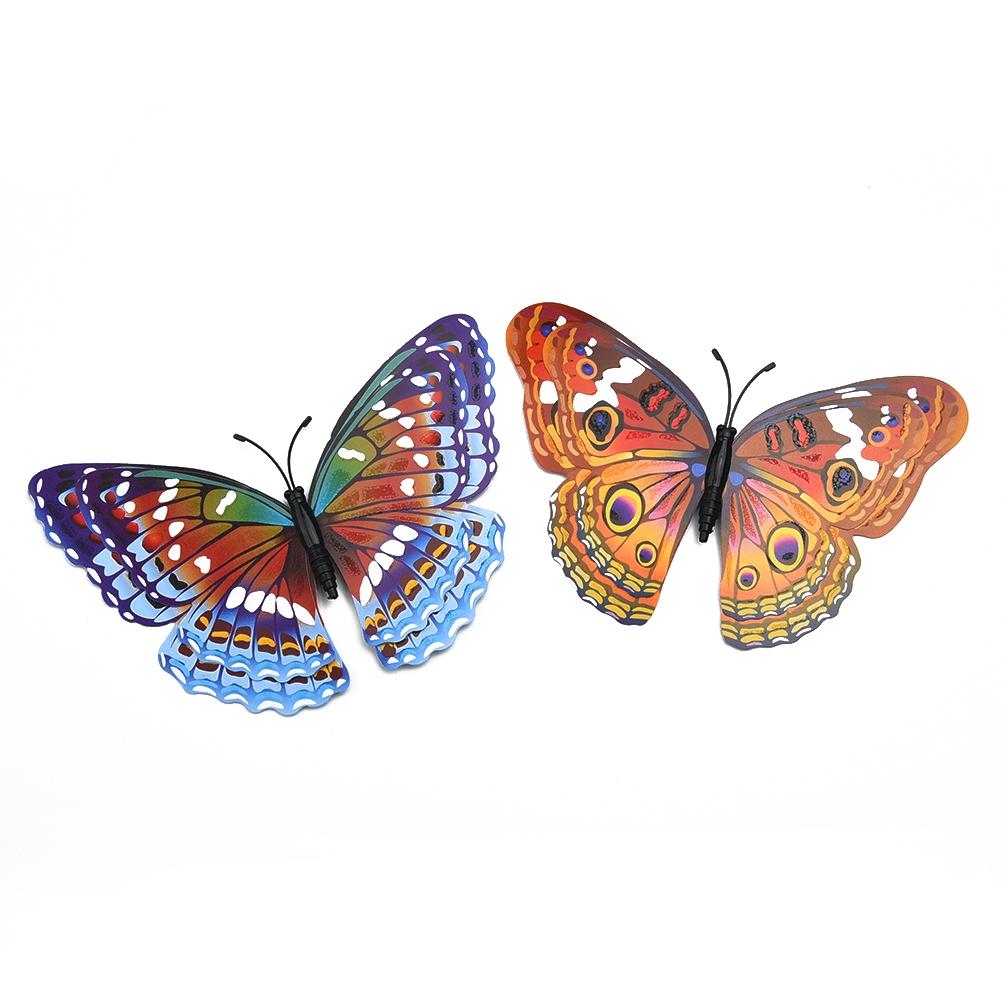 Butterfly Wall Stickers Home Bedroom Living Room Mirror Set Background