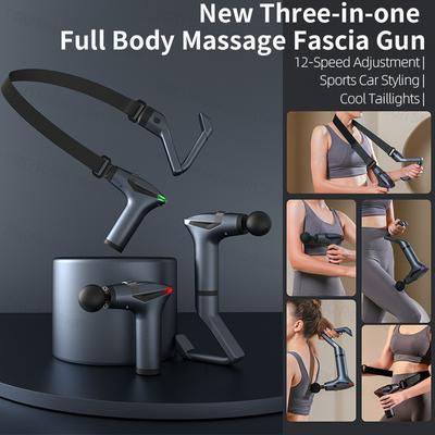 Split Pull Belt Fasciální pistole Multifunkční Odnímatelné Svalové masážní pistole Rukojeť Vibrační pás Tělová masážní pistole Fitness Masáže
