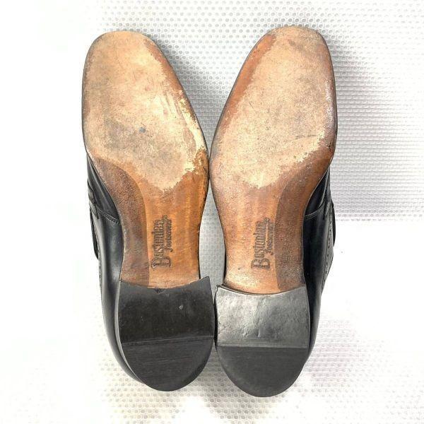 70s 80s USA Made Vintage Bostonian Size 9.5C A 26.0 27.0cm Slip On Shoes Black(USED)