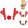 Festive Christmas Car Decorative Antlers In Various Colours Of 3)