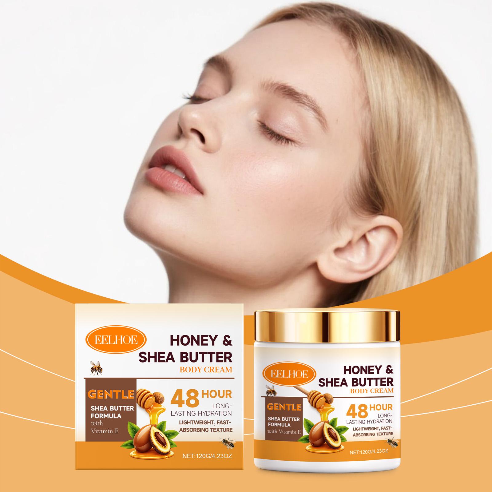 

EELHOE Shea Butter Body Moisturizer - Comfortable, moisturizing body cream that makes the skin smooth 120g