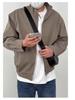2025 Spring/Autumn Japanese Retro Loose Casual Plain Color Workwear Jacket