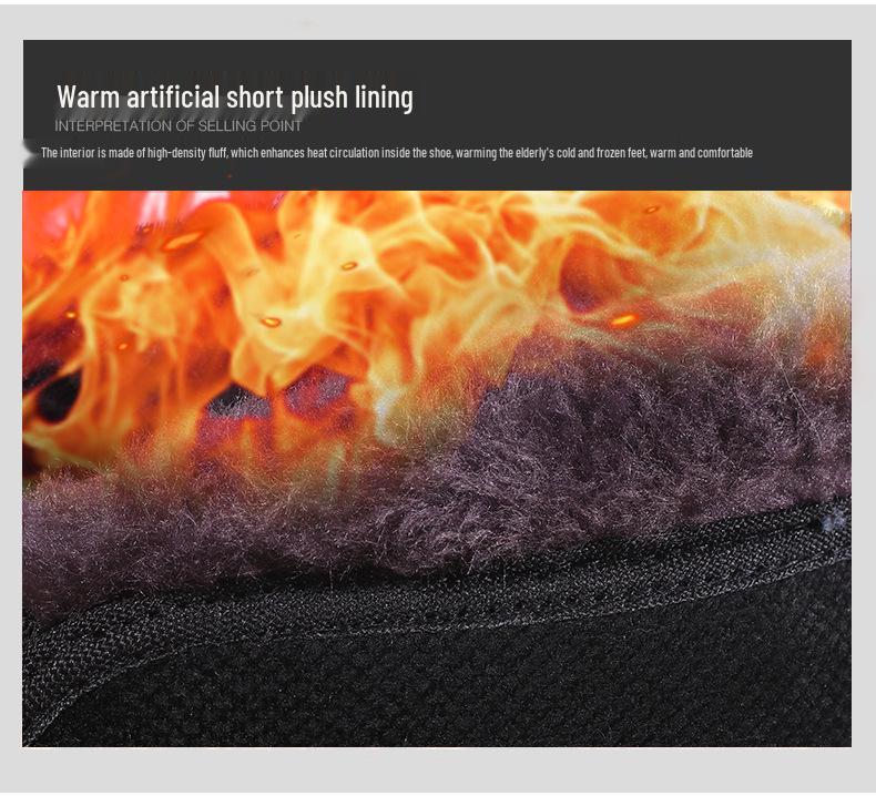 Men's Winter High-Top Thickened Cotton Boots - Warm Old Beijing Style