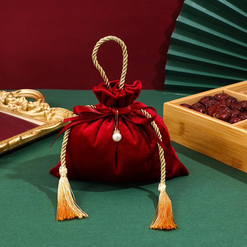 Elegant Wedding Candy Gift Handbag: High-End Handheld Sugar Box