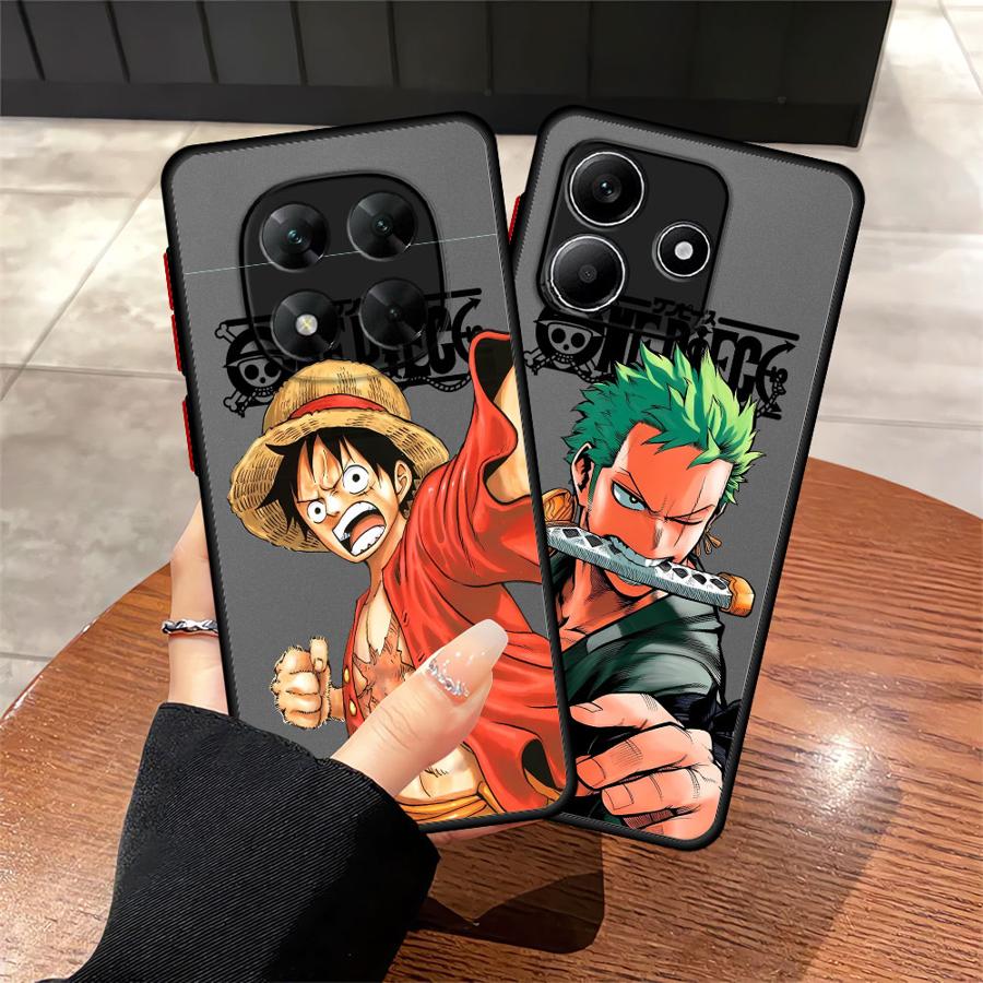 Case for Xiaomi Redmi Note 14 A4 10 13 Pro Plus 12 14C 9S 11 13C Funda Back Phone Cover One Piece Luffy Zoro Cool