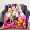 Mickey Minnie'S Sweet Day Flannel Blanket Super Soft Warm Cozy Blanket For Sofa Bed Office Travel Allseason Home Decor Gift