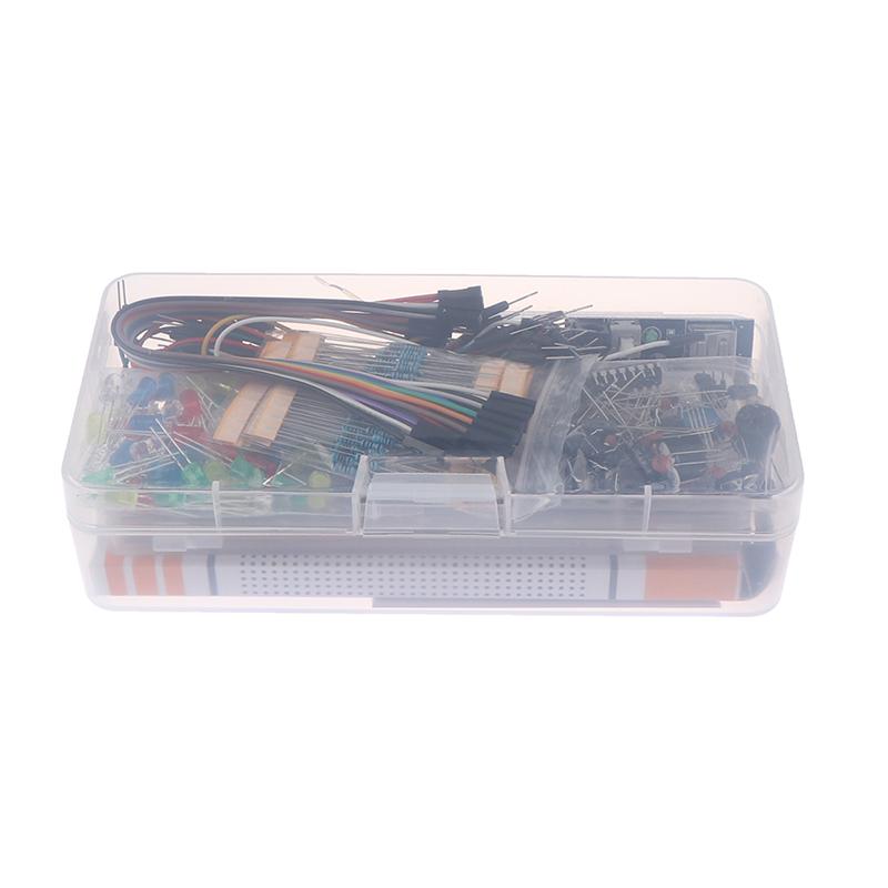 Elektronik-Komponenten Basis-Kit Mit 830 Lötpunkten Breadboard Kabel Widerstand