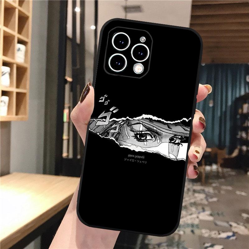 

Phone Case Carcasa Funda For iPhone 17 Pro Max Air 16 15 13 14 Pro Max 16 14 12 13 15 Pro 15Plus Jojo gyro zeppeli Anime iphone 16