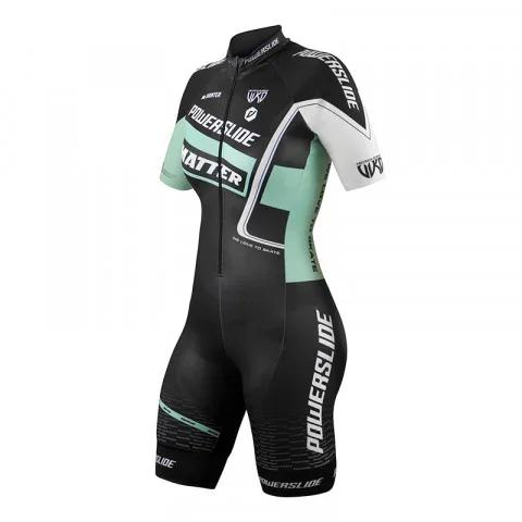 2026 Powerslide Mens Long Cycling Triathlon Racing Suit Speed Inline Roller Skate Skinsuit Fast Skats Mtb Roller Skating Jumpsuit Set