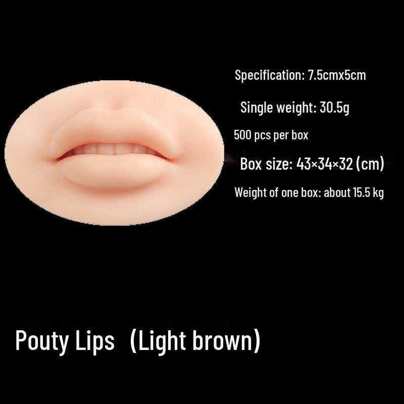Realistic Silicone Practice Skin for Semi-Permanent Makeup: Eyebrows, Eyes, Lips Tattoo Training for Beginners
