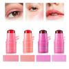 Milchkühlwasser Jelly Tint, Wasser Jelly Tint Stick, Milch Jelly Tint Jelly Rouge Stick, Transparenter Lippen- und Wangen-Stain, Aufbauendes Aquarell-Finish