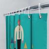 Dog Lover Shower Curtain Cute Puppy Pet Bathroom Decor Modern Farmhouse Washable Fabric Wall Art