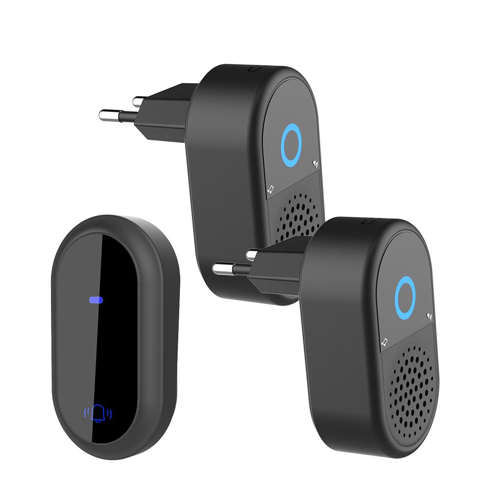 Новий бездротовий дверний дзвінок з живленням від енергії руху, висока гучність 433 МГц для складу або вулиці біля вілли