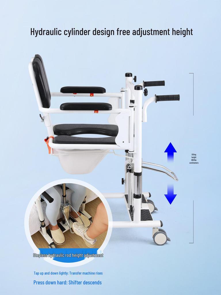 Hydraulic Transfer & Lift Walker for the Elderly