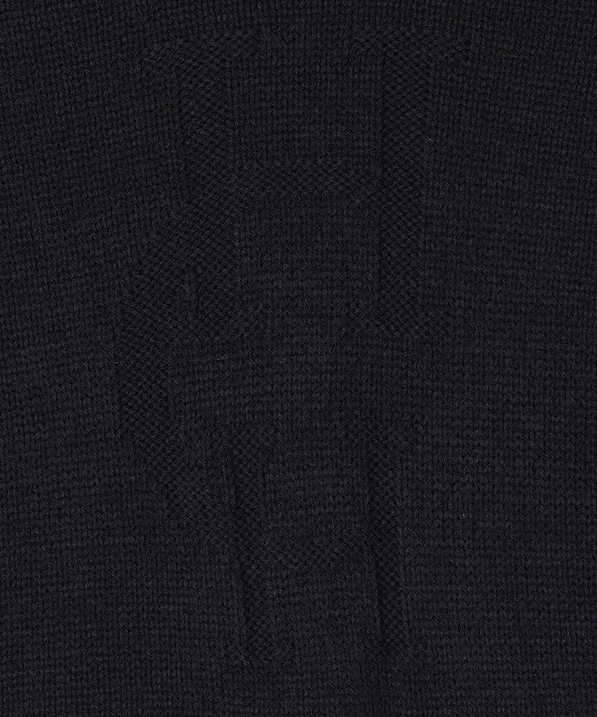 HARDCORE HAPPINESS Moonlight Logo Round Neck Knit_Black