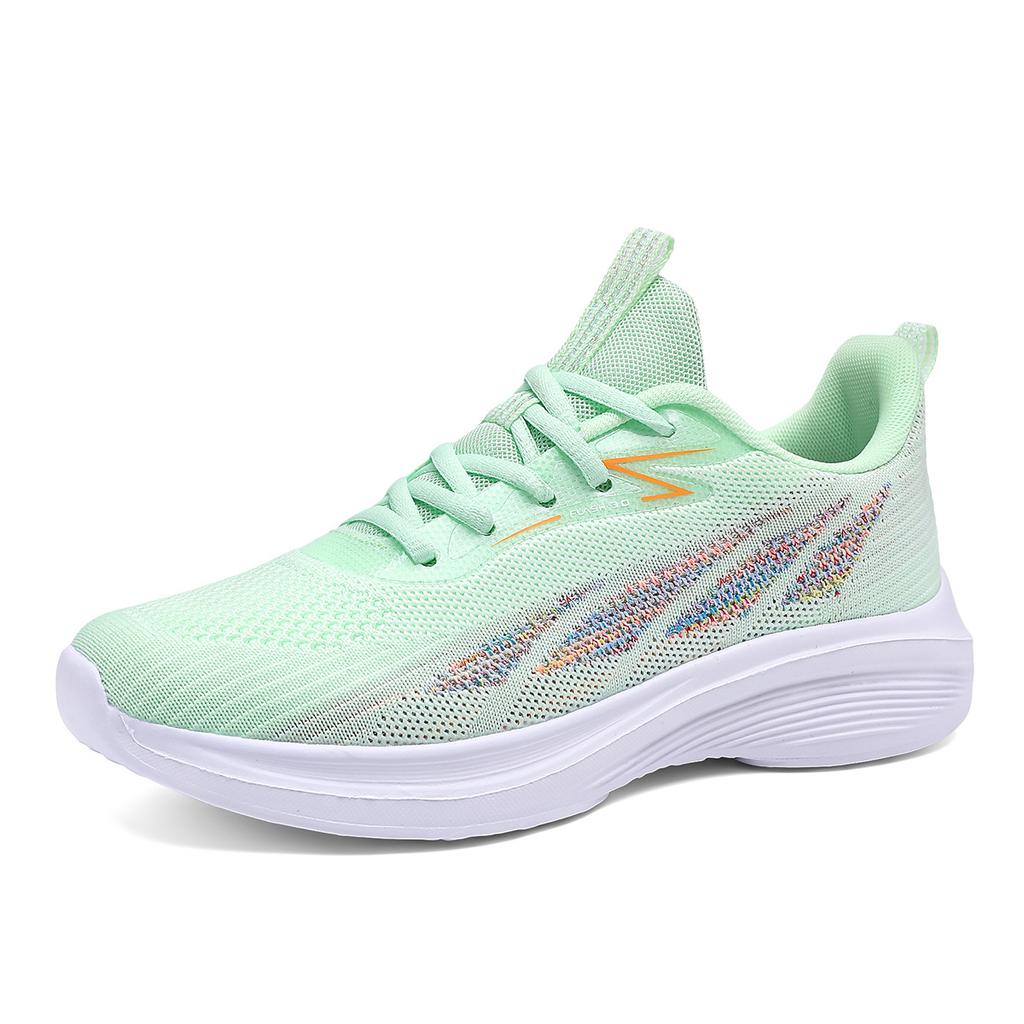 New fly-woven mesh sports and leisure shoes women's soft-soled lightweight running shoes
