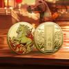 Coin for Collectors Chinese Year Of The Horse Collector Coin Travel-Friendly Luck Charm brings good luck lucky coin Collection