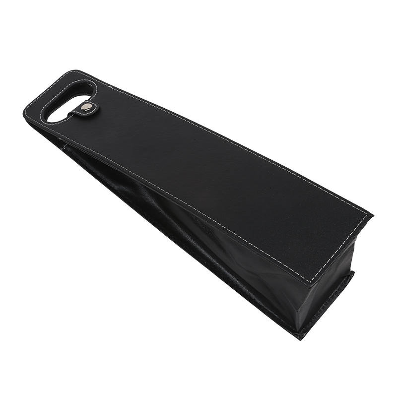 Wine Gift Packaging PU Leather Bags Tote Universal Packagings Carrier Single Bottle Protective Storage Bag