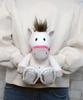 NICI Horse 2026 White Plush Toy 25cm Zodiac