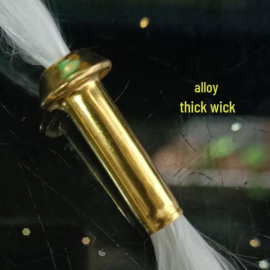 

Медный и железный фитиль для стеклянных трубок с большой головкой